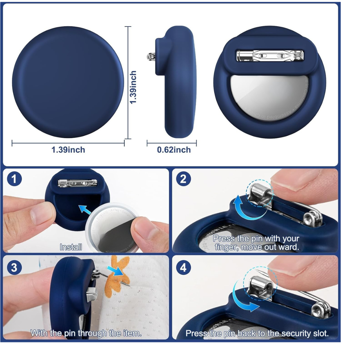 Kid's Safety Pin Protective Case For SafeSync™